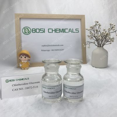 CAS 18472-51-0 Cairan Klorheksidin Glukonat Tidak Berwarna 5% Untuk Antiseptik